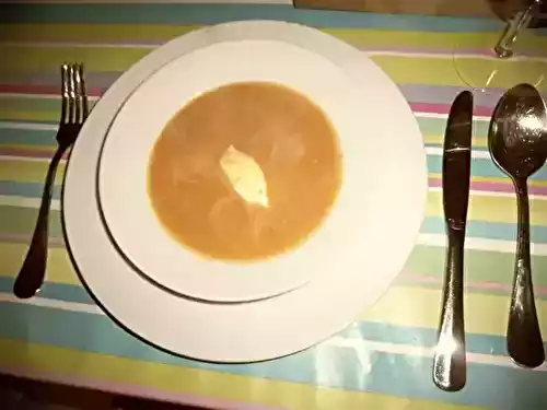 Velouté orange sucré salé