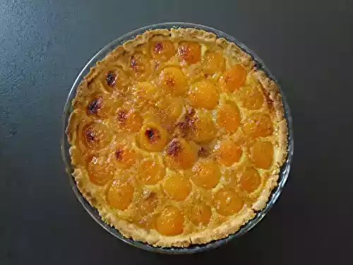 Véritable tarte aux abricots bretonne