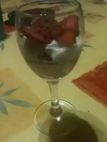 Verrine à la fraise et spéculoos