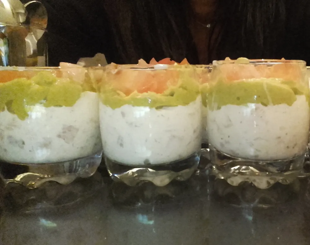 Verrine de saumon facile