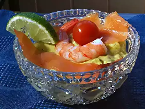 Verrines acidulées au crabe