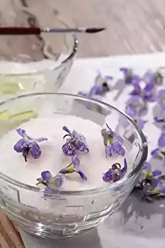 Violettes cristallisées