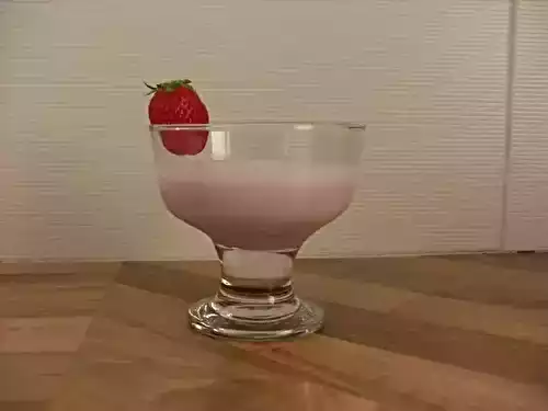 Yaourt à boire à la fraise