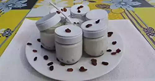 Yaourt rhum raisins