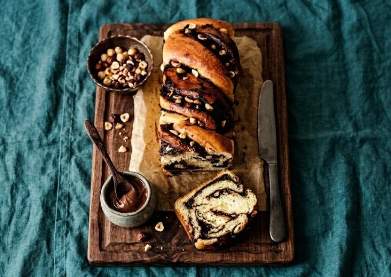 Babka chocolat noisettes gourmande et moelleuse