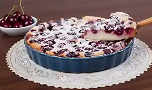 Clafoutis aux cerises facile et moelleux