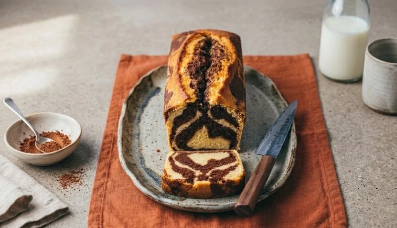 Marbré au chocolat