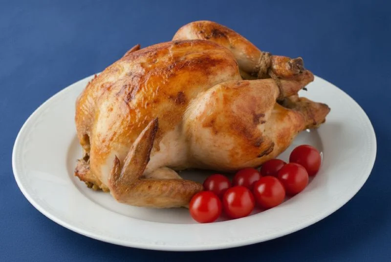 Poulet roti au four