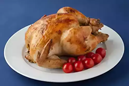 Poulet roti au four