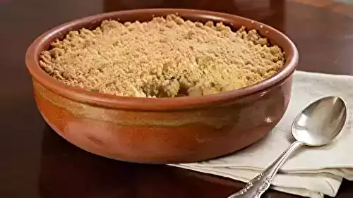 Recette crumble aux pommes