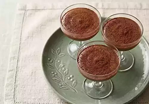 Recette mousse au chocolat
