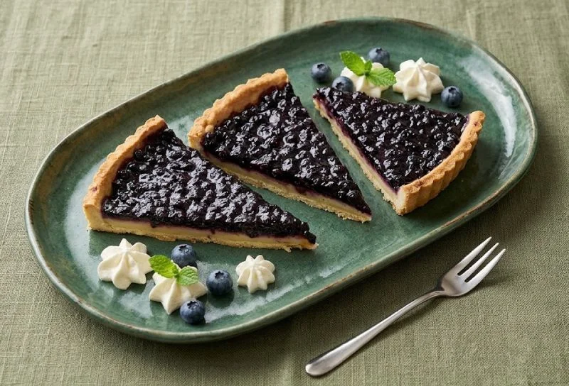 Tarte aux myrtilles facile