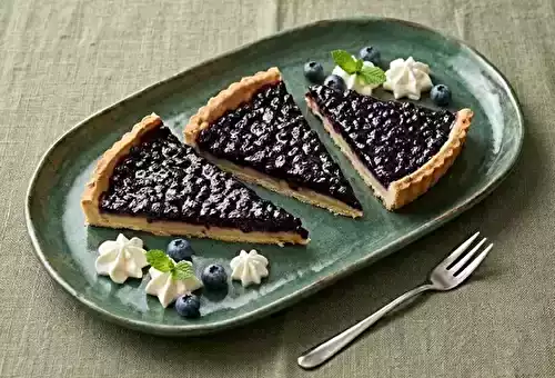 Tarte aux myrtilles facile