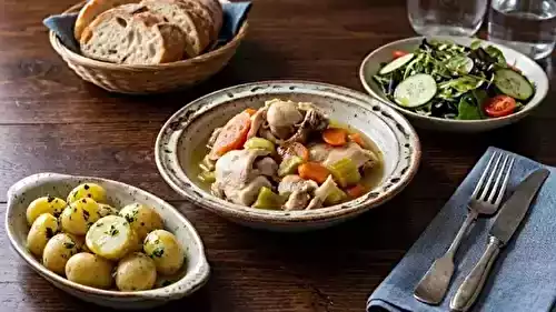Blanquette de lapin à l’ancienne, crémeuse et savoureuse