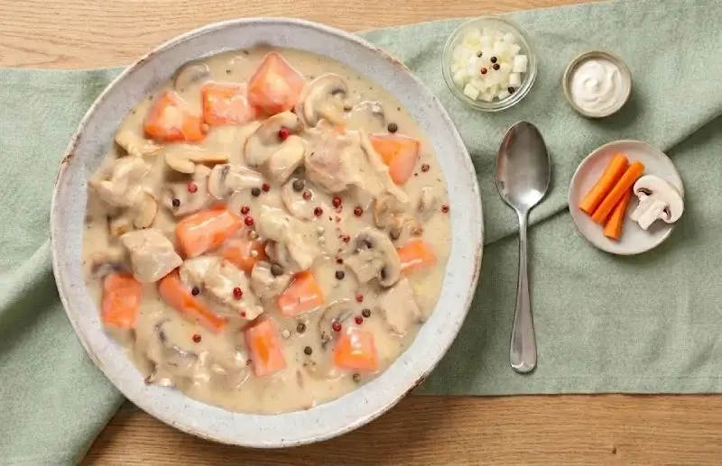 Blanquette de veau à l’ancienne, fondante et crémeuse