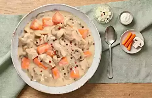 Blanquette de veau à l’ancienne, fondante et crémeuse