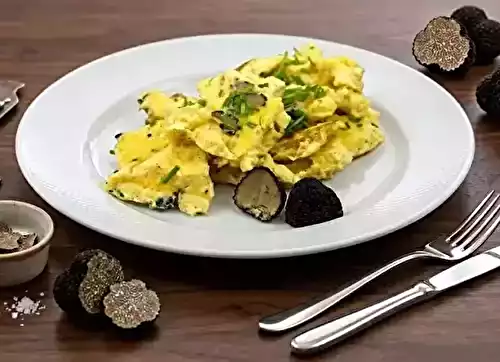 Brouillade d’œufs à la truffe