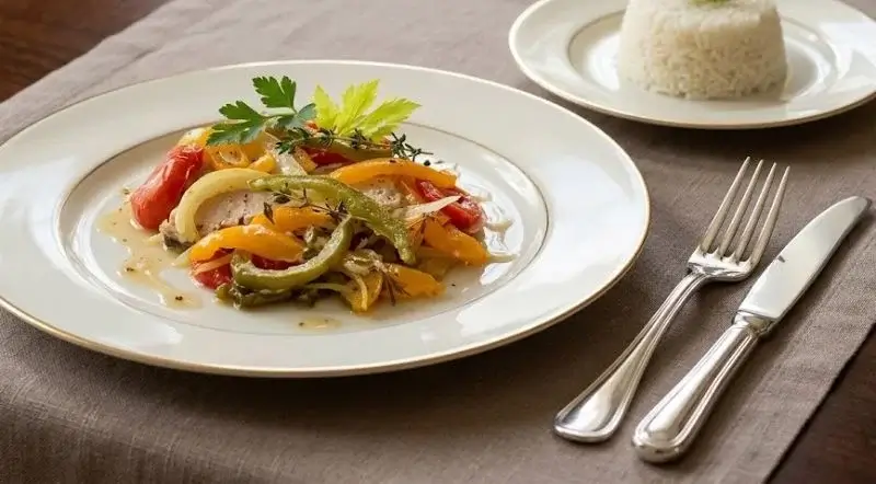 Cabillaud en papillote aux légumes