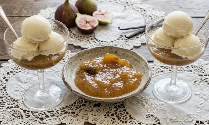 Compote de figues glacée au Grand Marnier