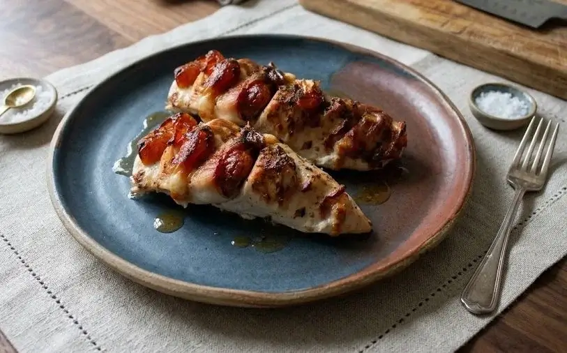 Filets de dinde mozzarella et tomates cerises à l’Airfryer