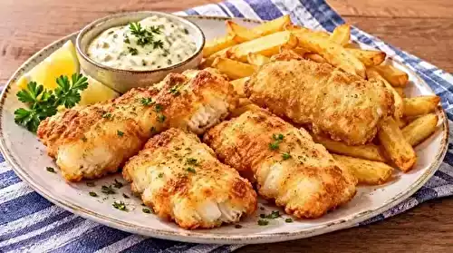 Fish and Chips à l’Airfryer : le poisson croustillant sans friture