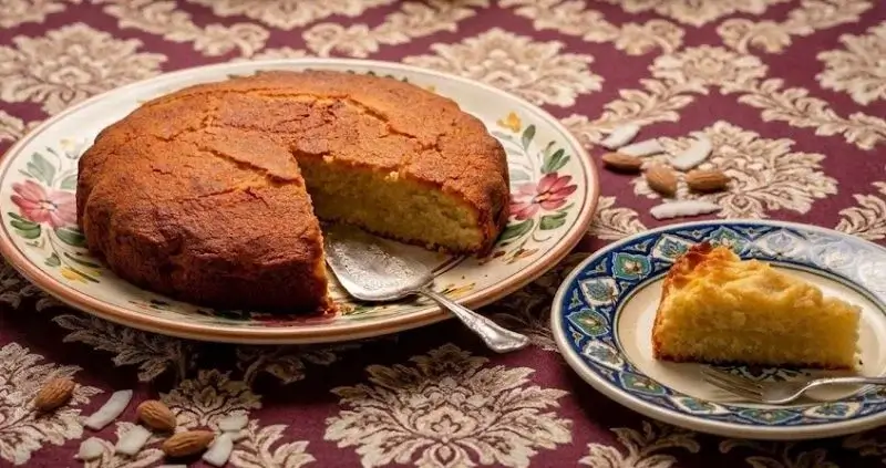 Gâteau moelleux aux amandes et sucre vanillé au Airfryer