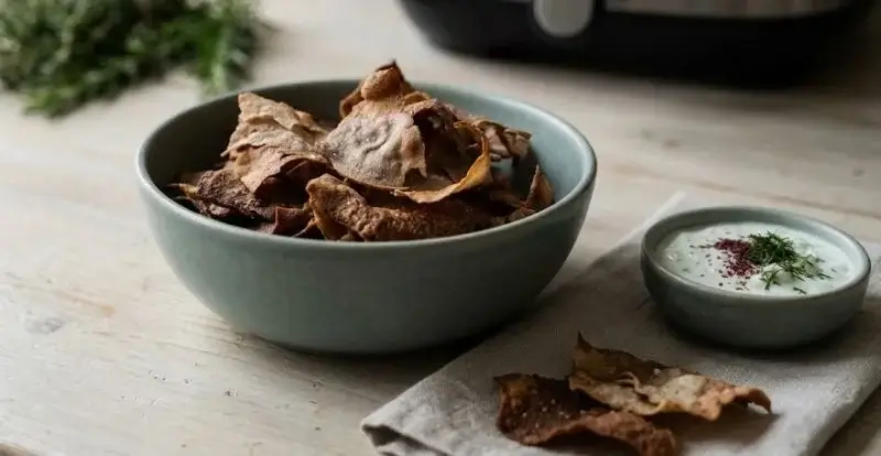 Chips de sarrasin à l'airfryer