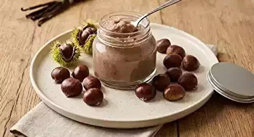 Crème de châtaignes maison à la vanille