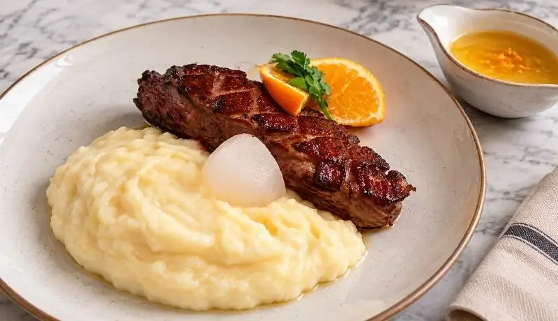 Filet de Canette et Purée de Navets