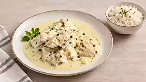 Filets de sole au poivre vert