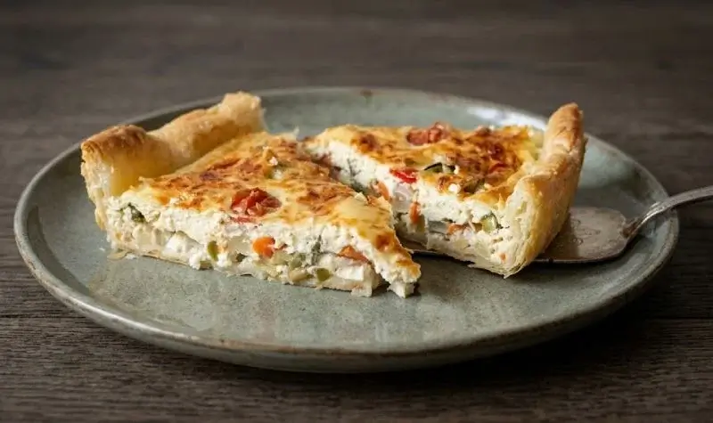 Tarte aux légumes à la ricotta, cuite à l’Airfryer