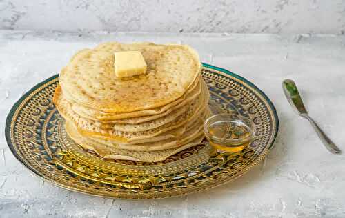 Baghrir ou la crêpe marocaine au thermomix - la crêpe aux mille trous.