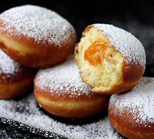 Beignets à la confiture au thermomix - pour votre tasse du café du goûter