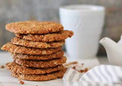 Biscuit d'avoine et noix de coco - Biscuit ANZAC pour votre goûter,