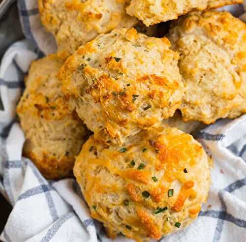 Biscuits au fromage et aux fines herbes - idéal pour votre goûter ou apéro