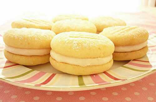 Biscuits fourrés à la crème de citron au thermomix - les sablés du goûter.