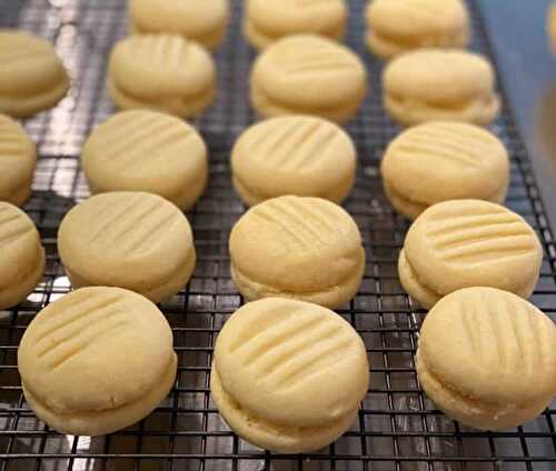 Biscuits fourrés au citron au thermomix - cookies pour votre goûter.