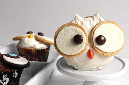 Biscuits hibou pour fête - gâteaux pour enfants au Halloween