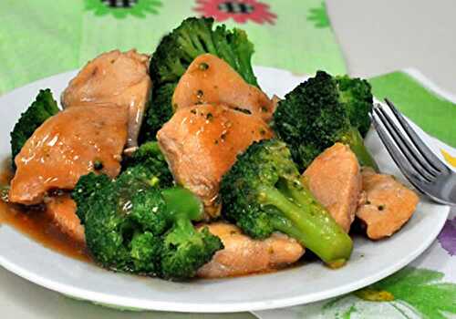 Blanc de poulet au brocoli au cookeo - plat cookeo.