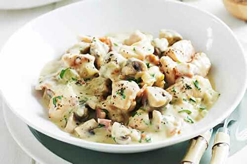 Blanc de poulet champignons cookeo - recette facile pour votre plat.