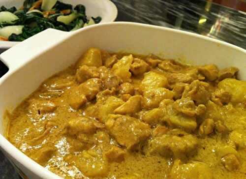 Blancs de poulet et sauce curry au thermomix - plat principal.