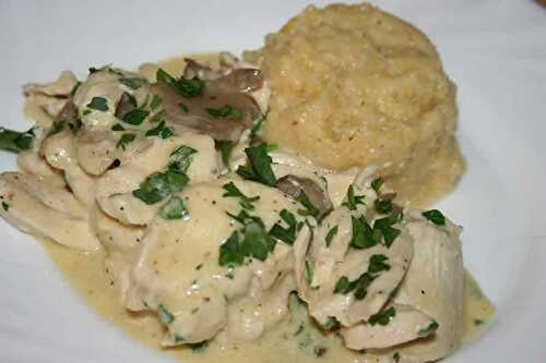 Blancs poulet estragon cookeo - un délicieux plat pour votre dîner.