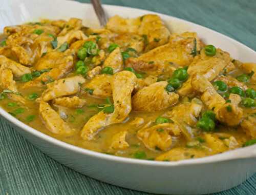 Blanquette de poulet curry cookeo - votre plat de déjeuner.