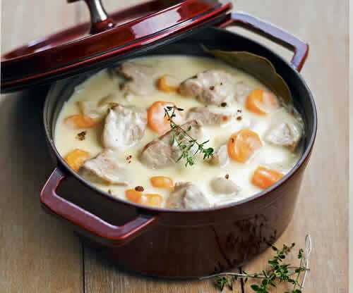 Blanquette de veau aux carottes cookeo - dîner pour votre famille.