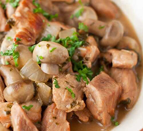 Blanquette de veau et champignons au thermomix