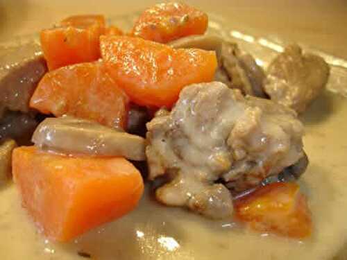 Blanquette veau champignons cookeo - recette facile avec le cookeo.