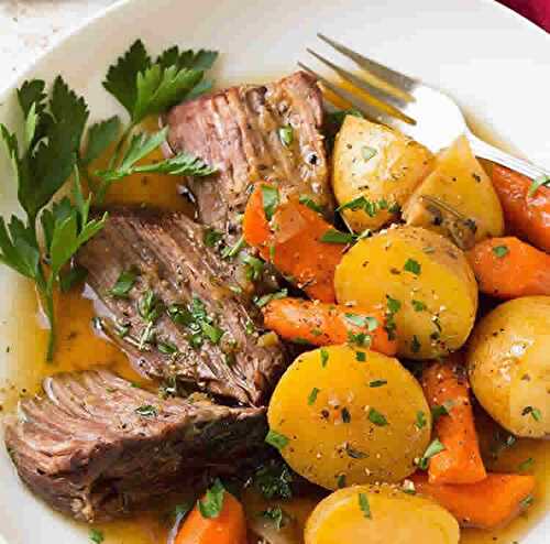 Boeuf aux carottes et pommes de terre au cookeo - une recette facile.