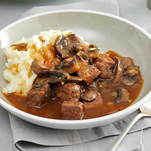 Boeuf aux champignons et soja avec thermomix - recette thermomix.