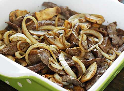 Bœuf aux oignons et champignons au cookeo - pour votre plat principal,