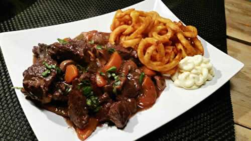 Boeuf bourguignon et champignons au cookeo - recette cookeo.